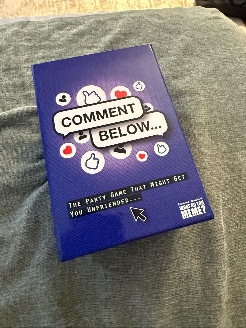 Comment Below Party Game